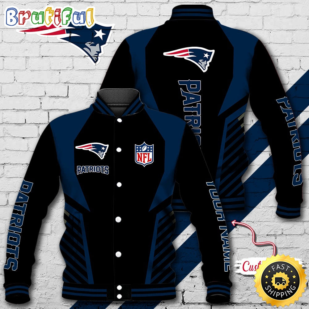 NFL New England Patriots Baseball Jacket Football Sports Jacket