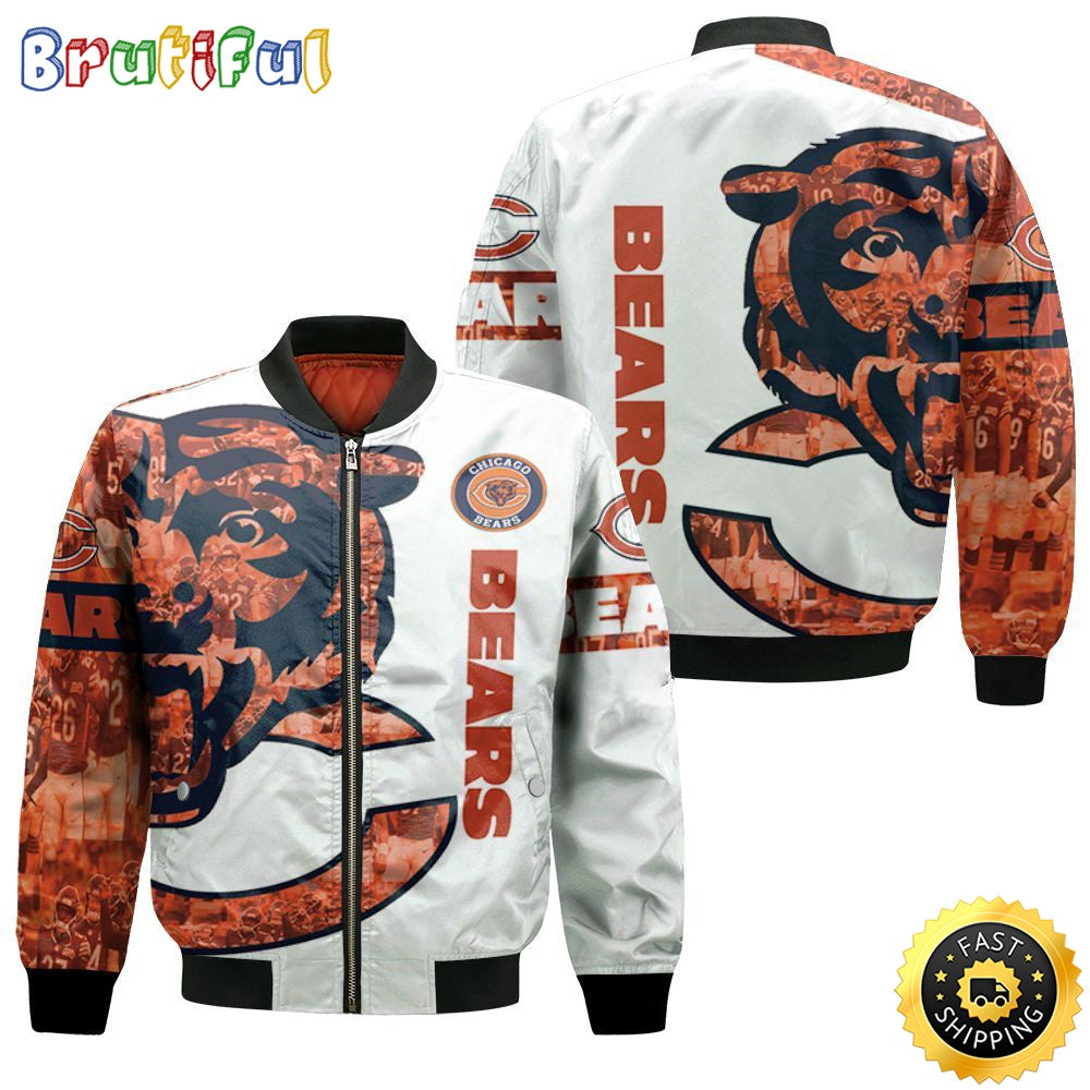NFL Chicago Bears Bomber Jacket Trendy Urban Jackets
