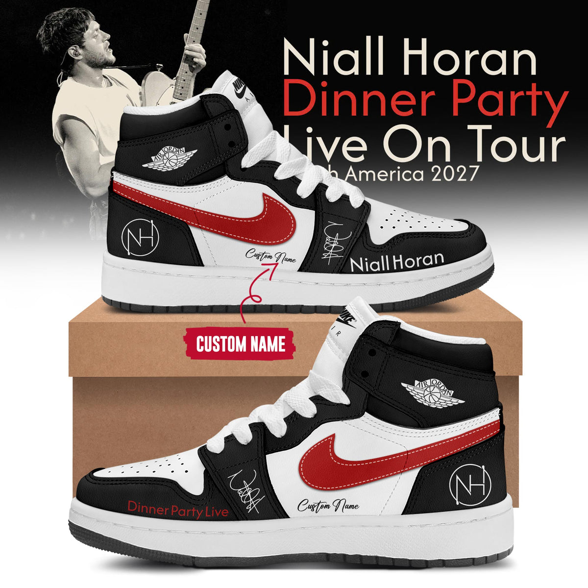 NH 2027 Tour Dinner Party North America AJ1 Sneakers