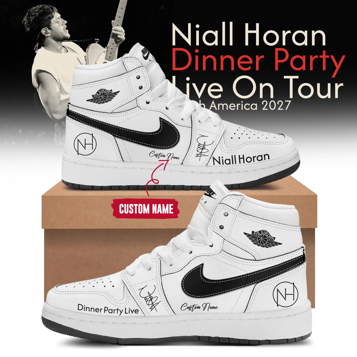 NH 2027 Tour Dinner Party North America AJ1 Sneakers