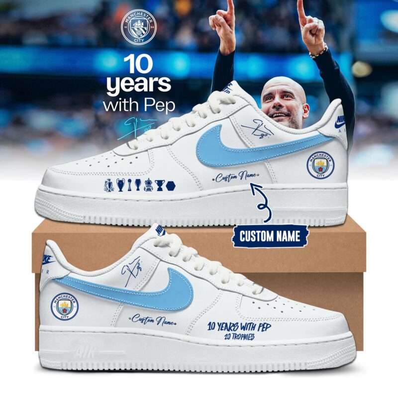 Man City Thank You Pep Limited Edition Sneakers