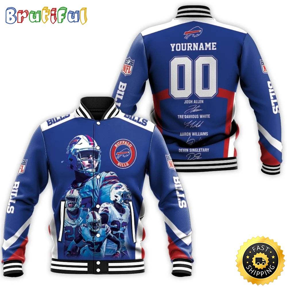 Personalized NFL Buffalo Bills Baseball Jacket Afc East Division Champions