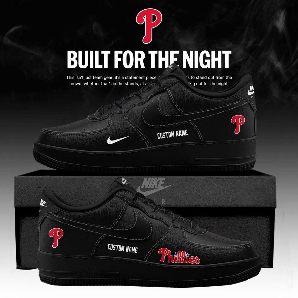 _ .PHI 2026 Fashion Black Out Limited Edition AF1 Sneakers