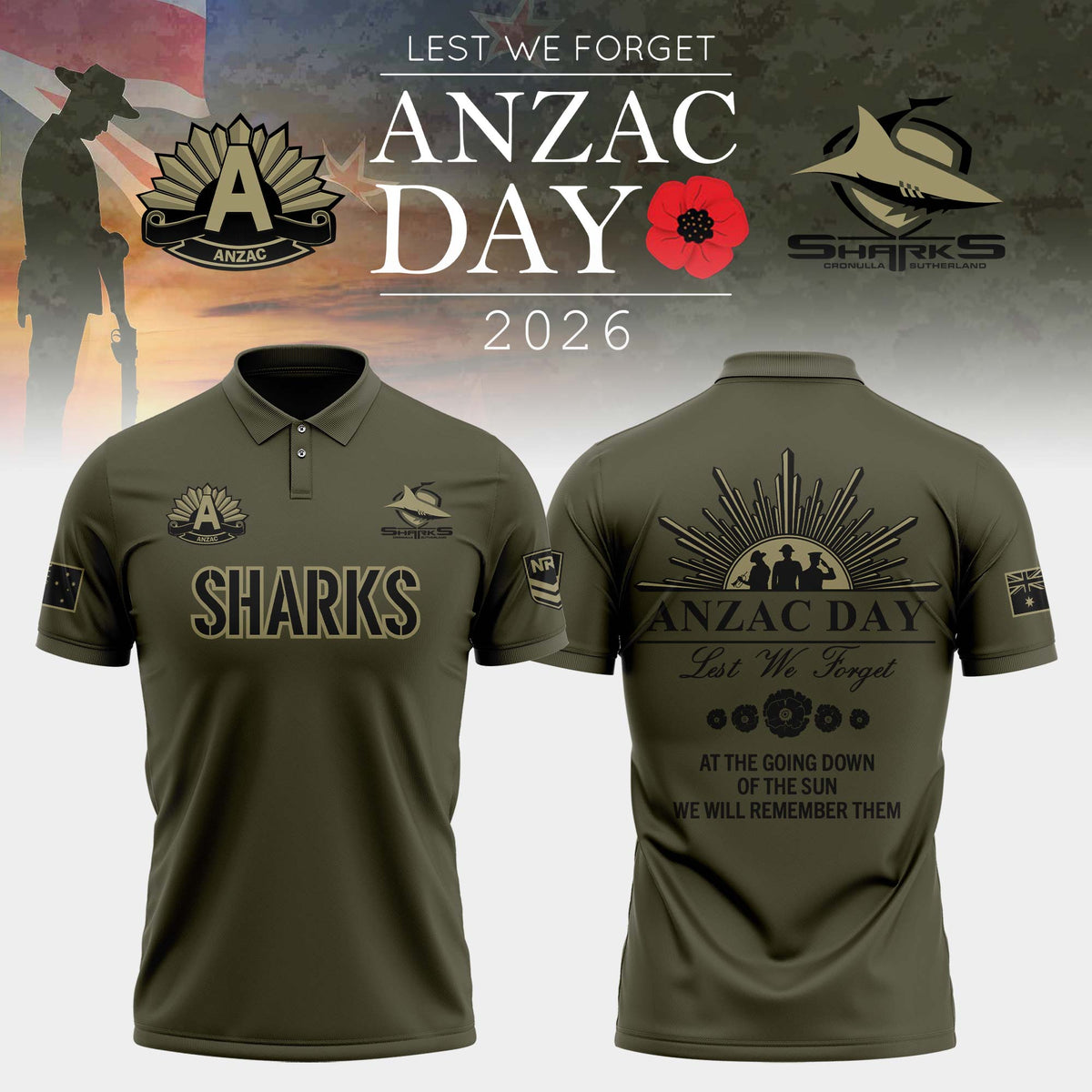 Cronulla Sharks Anzac Day Polo