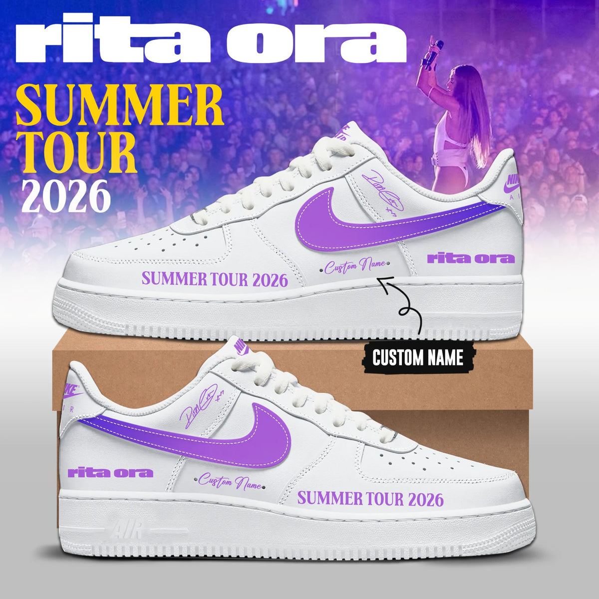 Summer Tour 2026 Limited Edition AF1 Sneakers