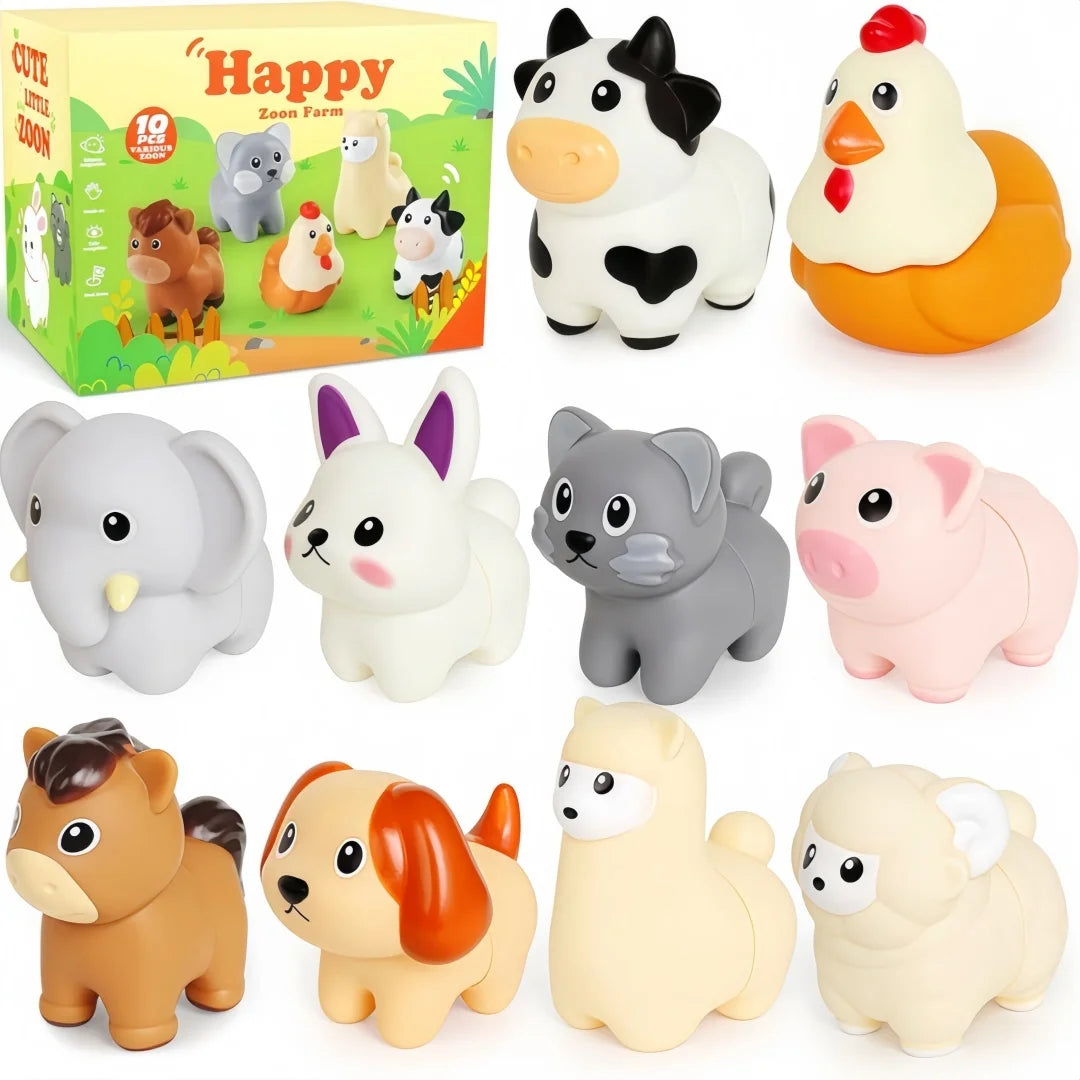 Animal Quantity Matching Game, Sensory Toy, Pre-school Learning Activity, Color Classification, Mexican-style Educational Toy