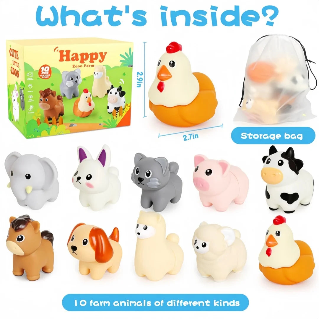 Animal Quantity Matching Game, Sensory Toy, Pre-school Learning Activity, Color Classification, Mexican-style Educational Toy