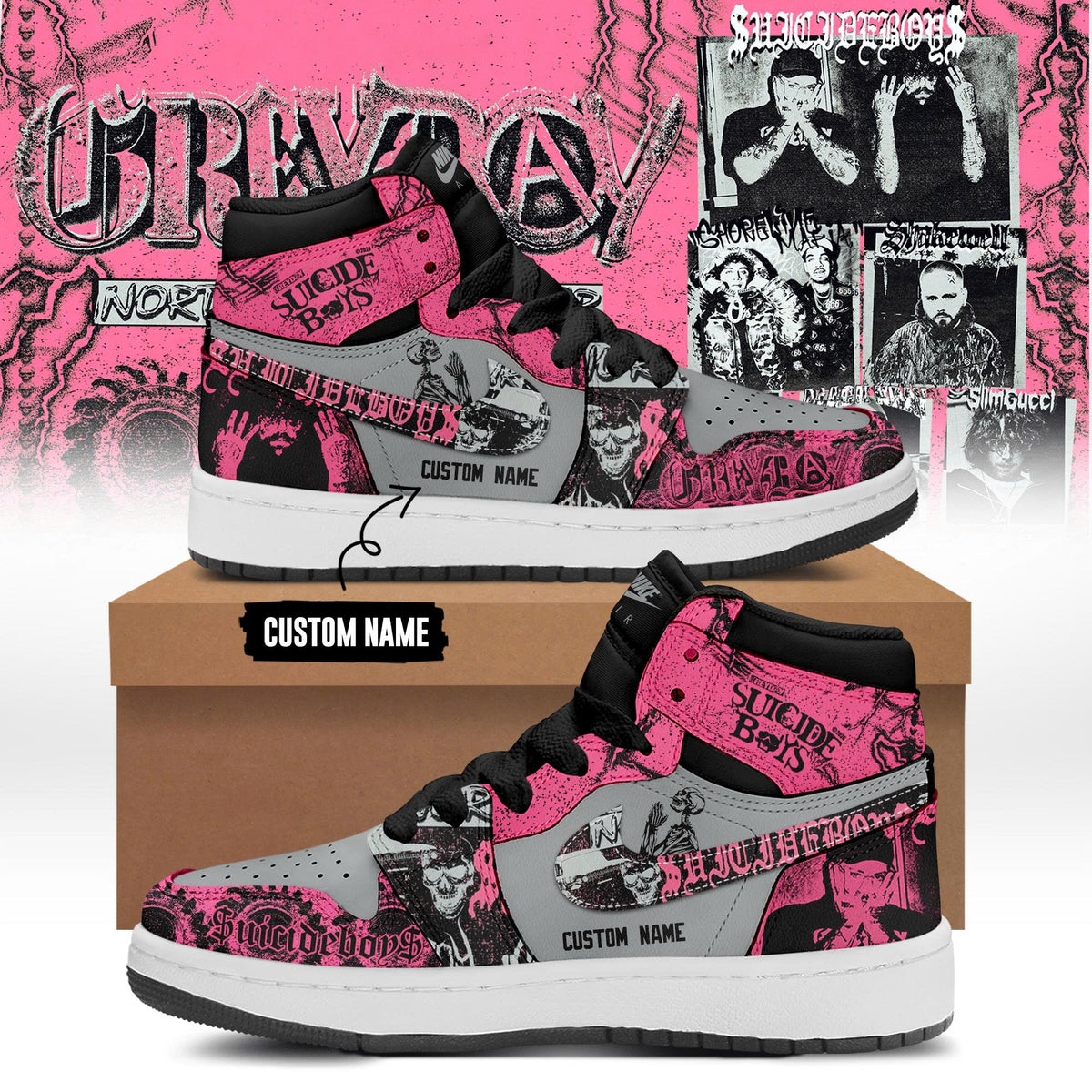 Greyday 2026 – North American Tour AJ1 Sneakers