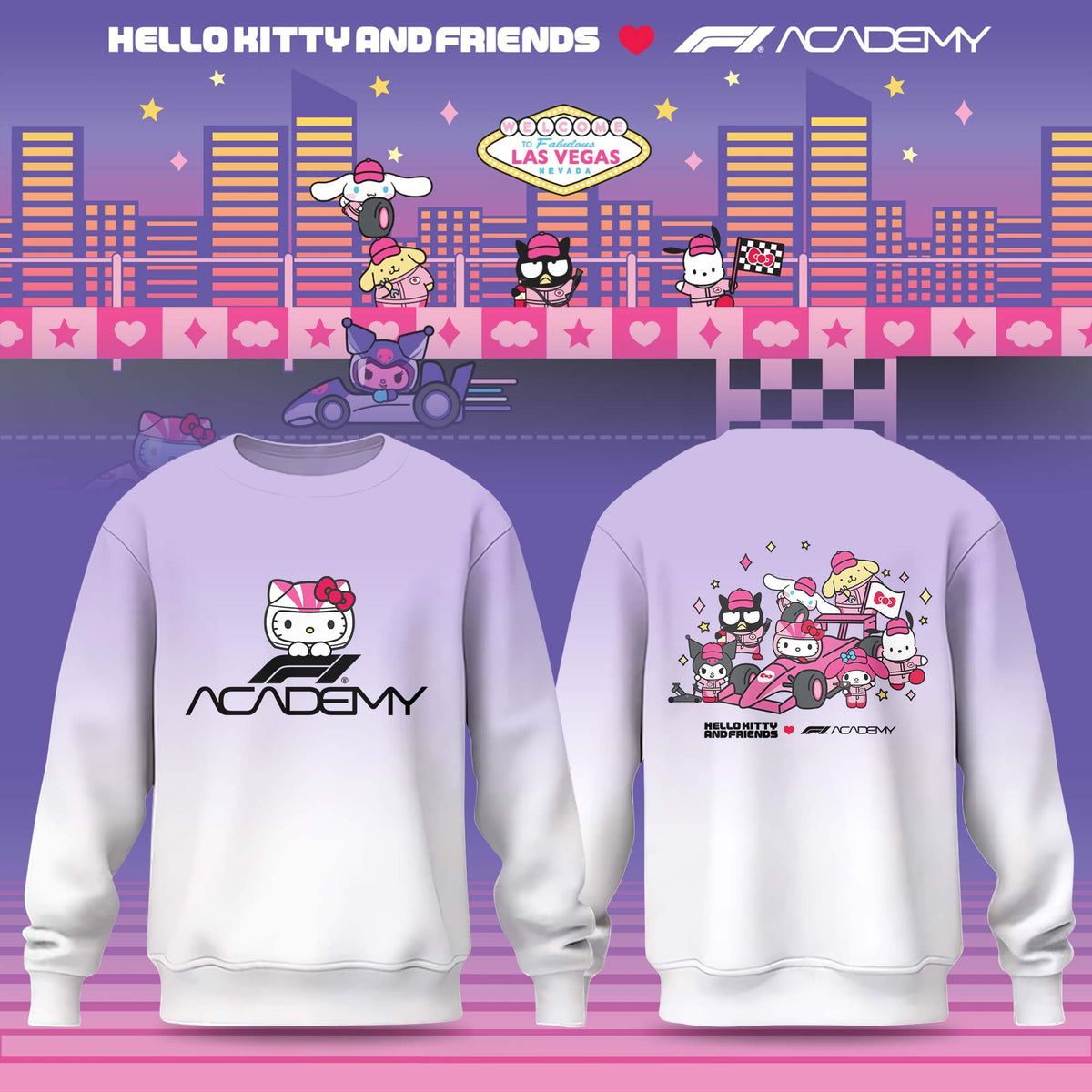 _ Hello Kitty And Friends x F1 Academy Limited Sweatshirt