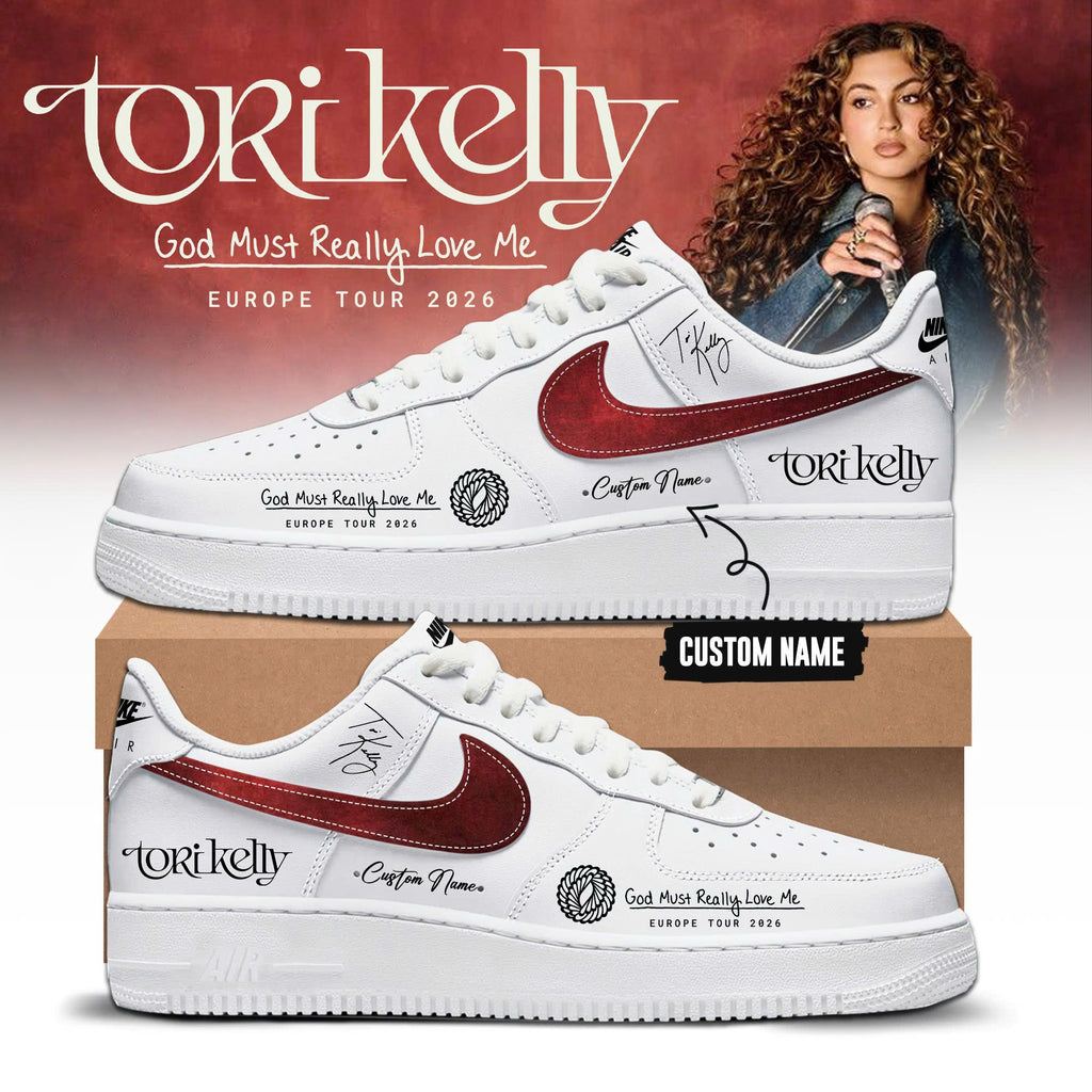 TK "God Must Really Love Me" Europe Tour 2026 Limited Edition AF1 Sneakers