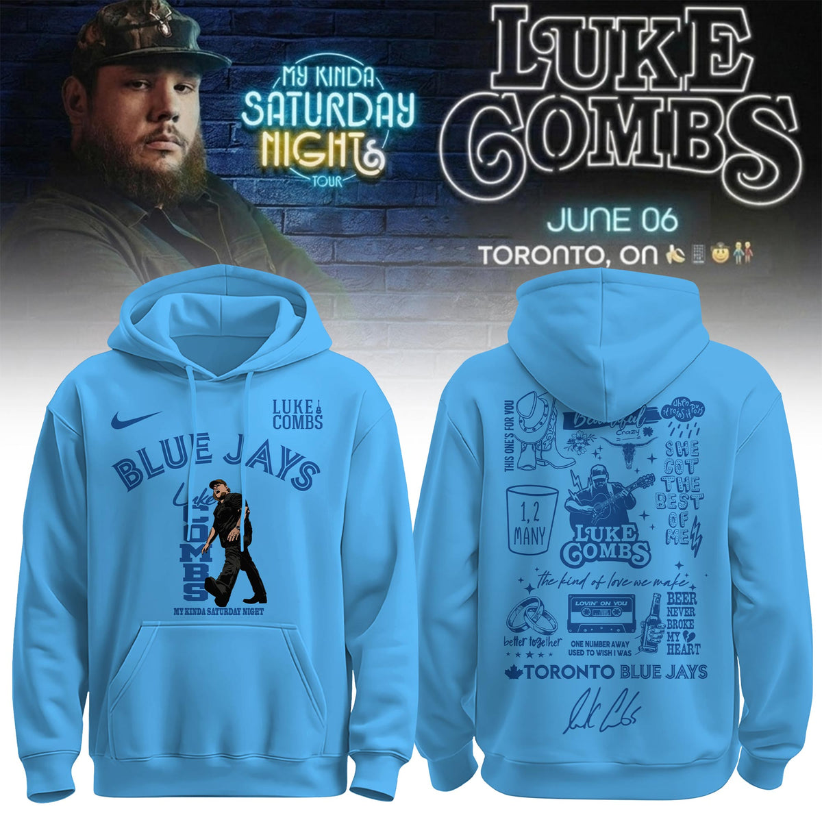 _ TOR x LC My Kinda Saturday Night Tour 2026  Limited Edition Hoodie