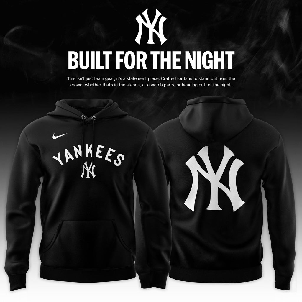 _ ..NYY 2026 Fashion Black Out Limited Edition Hoodie