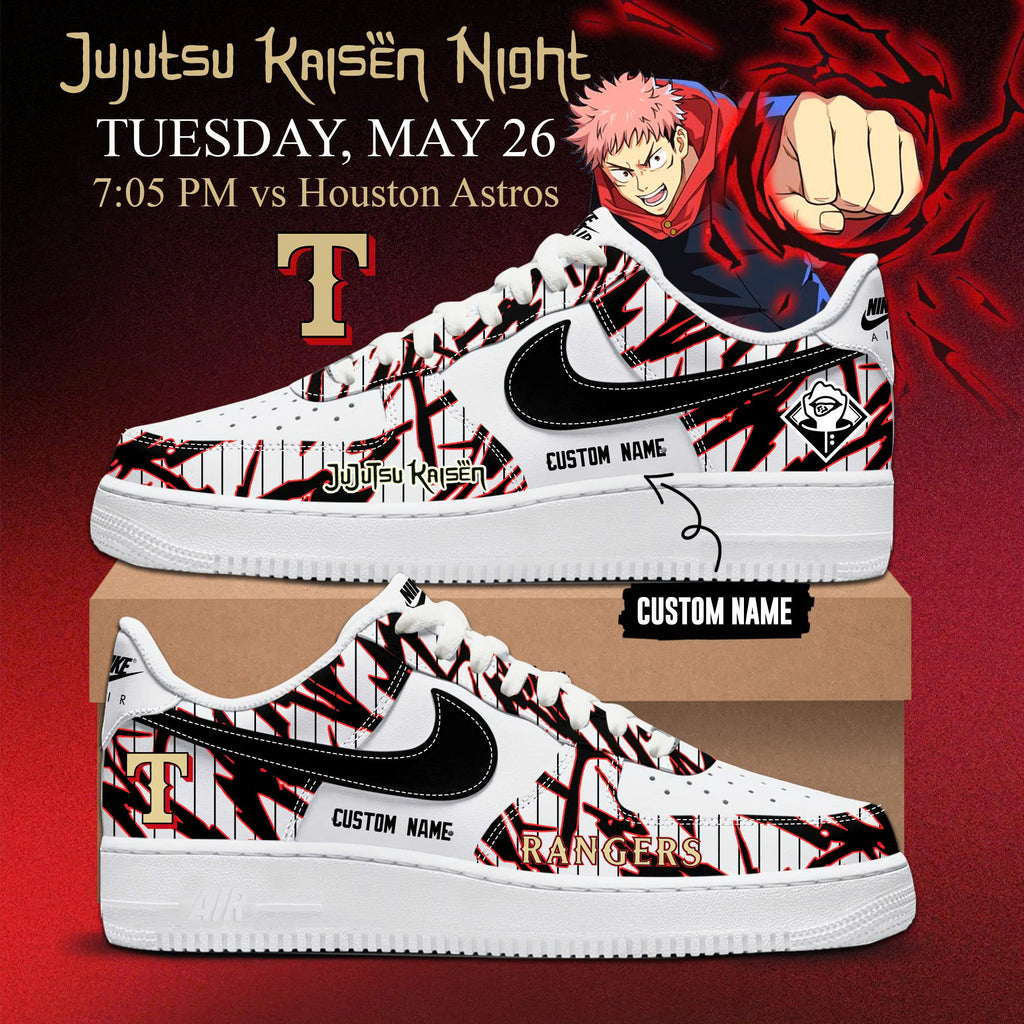 TEX x Jujutsu Kaisen Night 2026 AF1 Sneakers