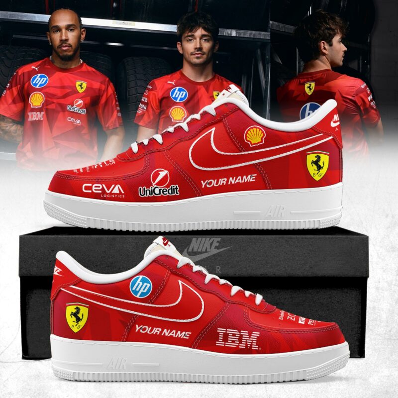 Scuderia Ferrari 2025 Special Edition Las Vegas Race AF1 Sneaker