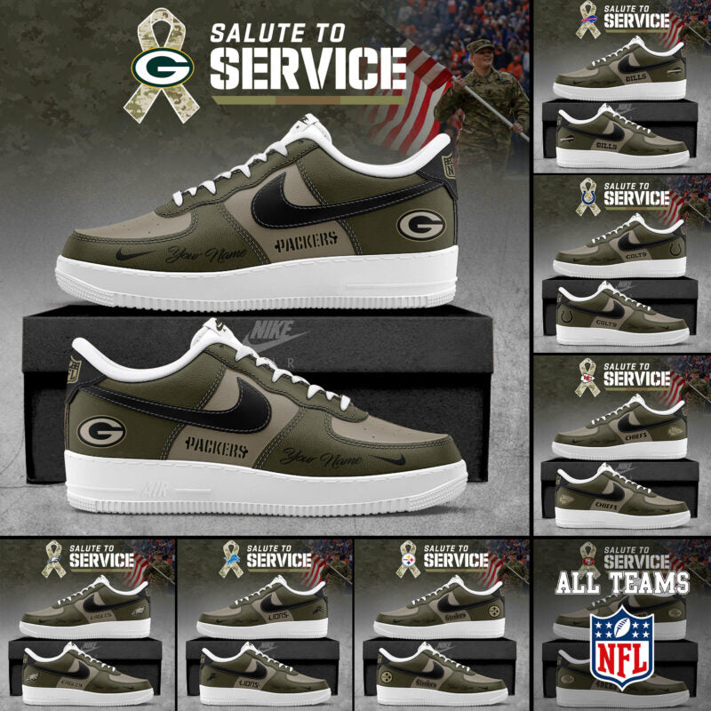 _ NFL Teams 2025 Salute to Service Special Edition Custom AF1 Sneaker