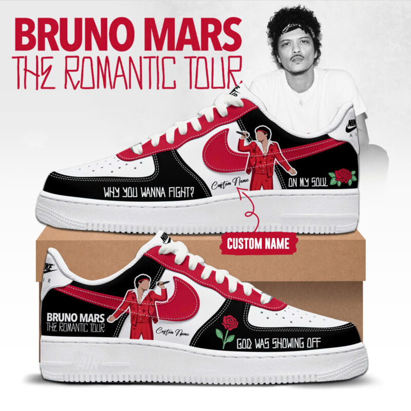 _ BM "The Romantic Tour" Limited Edition AF1 Sneakers