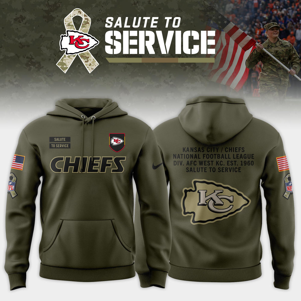 _ Kansas City Chiefs 2025 Salute to Service Limited Hoodie