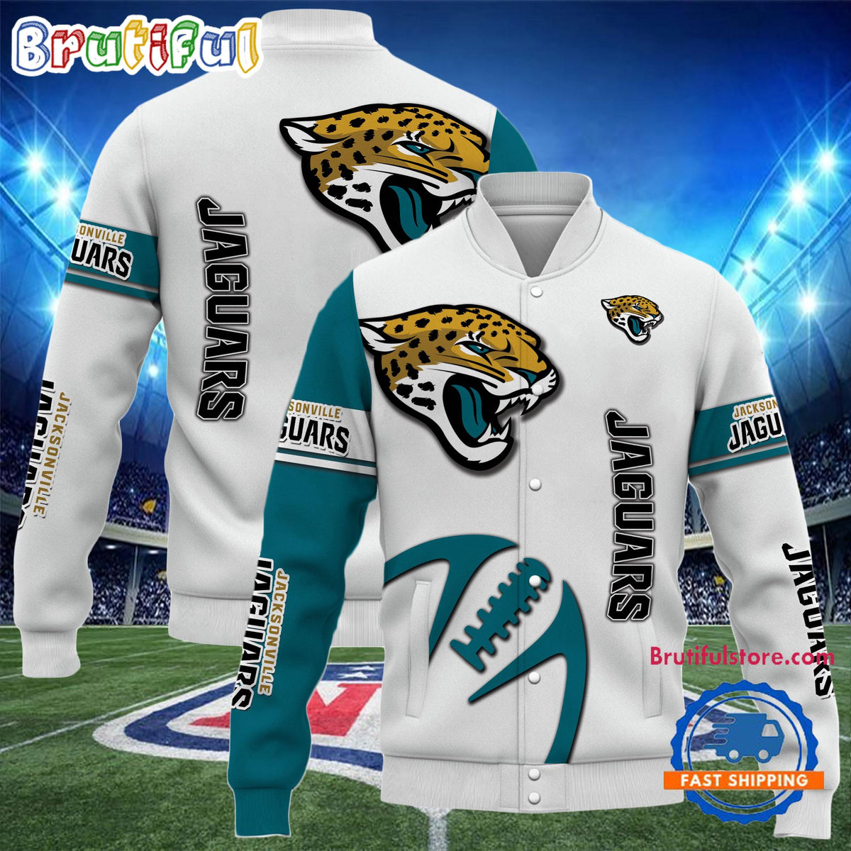 Jacksonville Jaguars 2024 NFL Team Limited Edition New Design Baseball Jacket