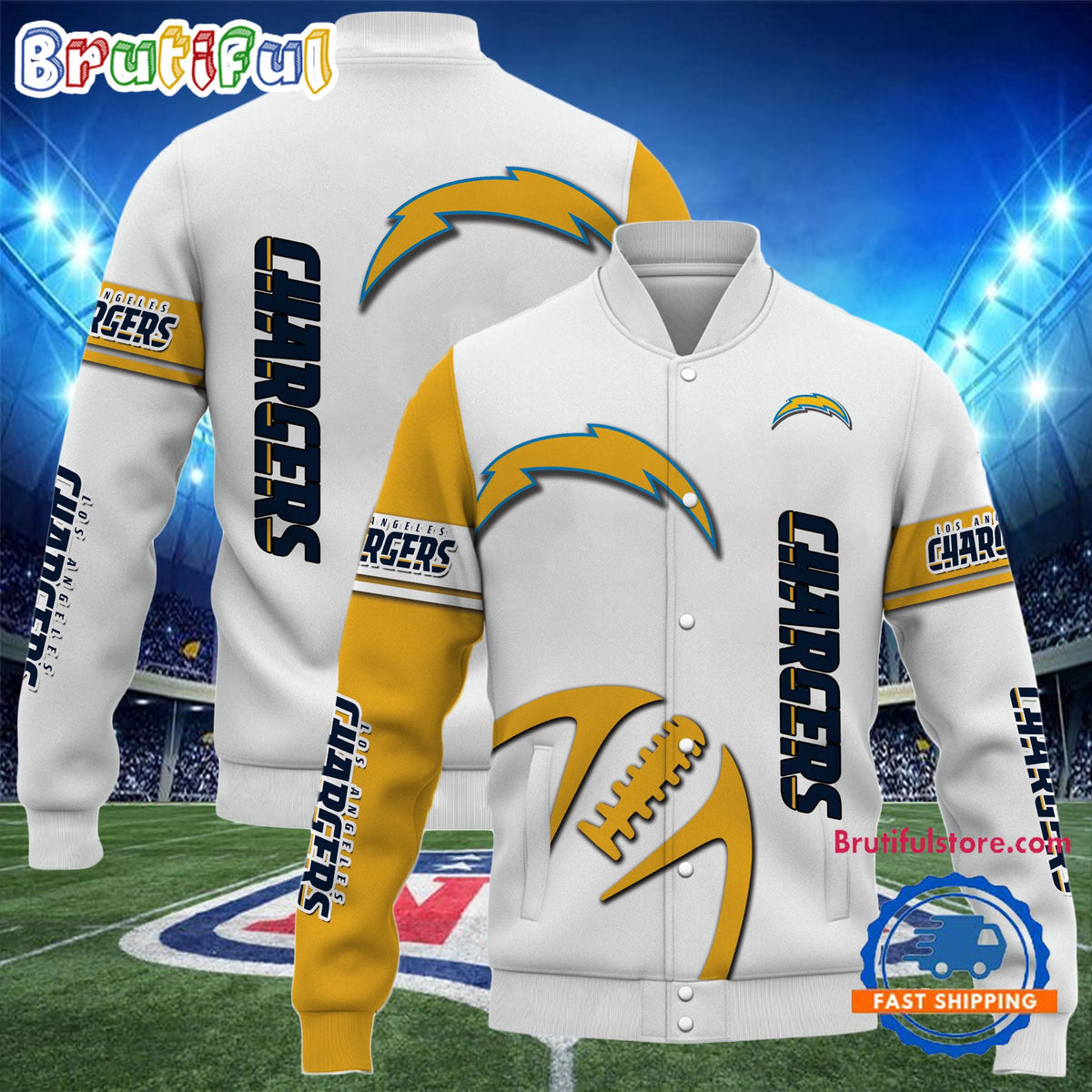 Los Angeles Chargers 2024 NFL Team Limited Edition New Design Baseball Jacket