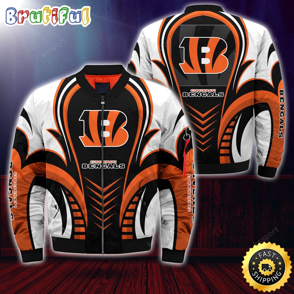 NFL Cincinnati Bengals Bomber Jacket Trendy Bomber Jackets