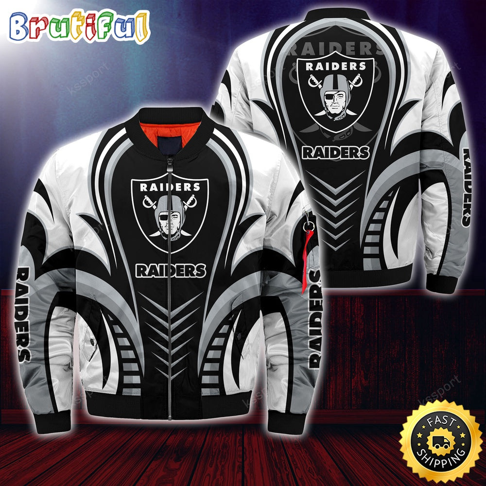 NFL Las Vegas Raiders Bomber Jacket Trendy Bomber Jackets