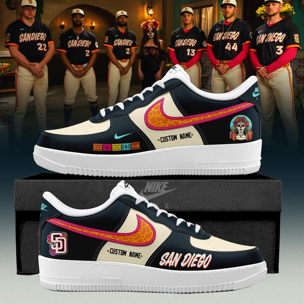 SD 2026 City Connect Limited Edition AF1 Sneakers