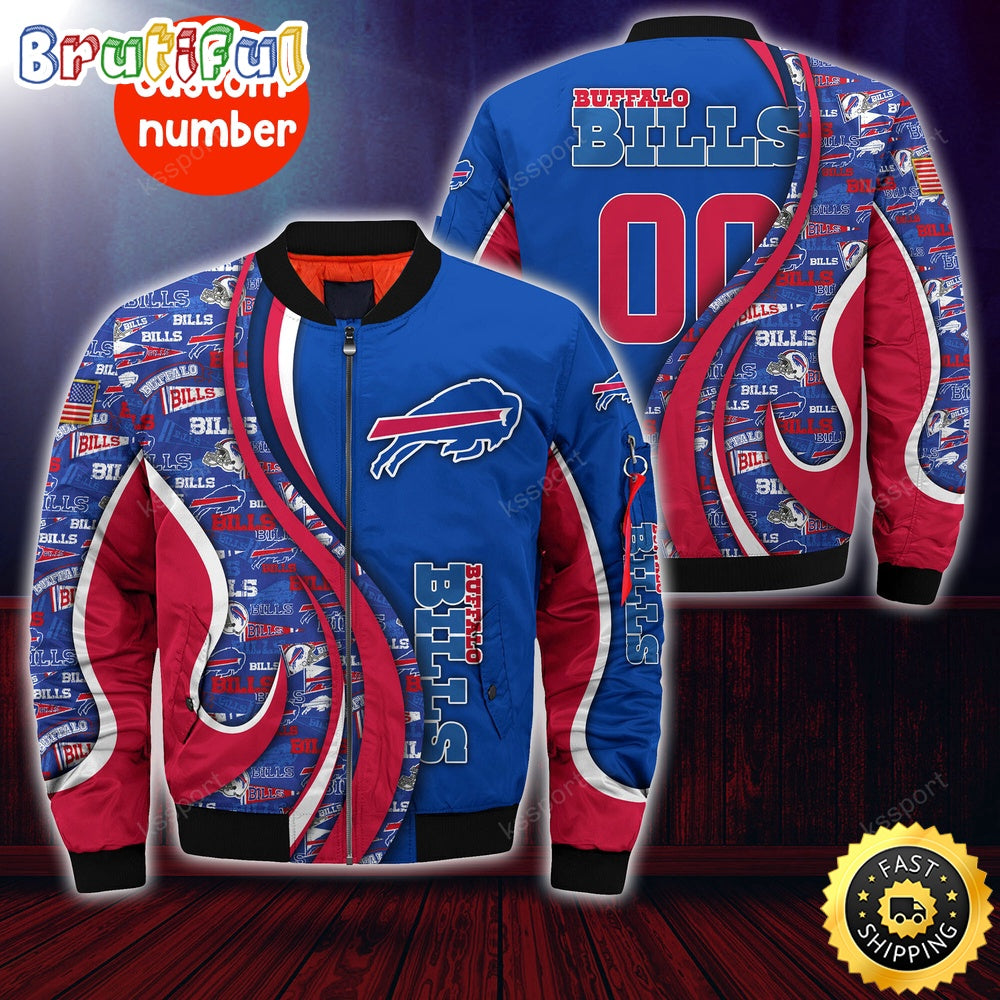 Personalized NFL Buffalo Bills Bomber Jacket Urban Bomber Fashion