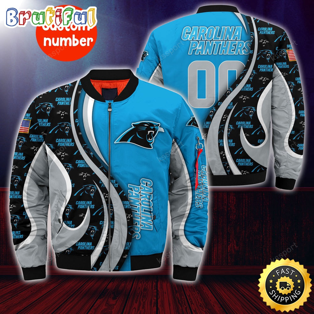 Personalized NFL Carolina Panthers Bomber Jacket Urban Bomber Fashion