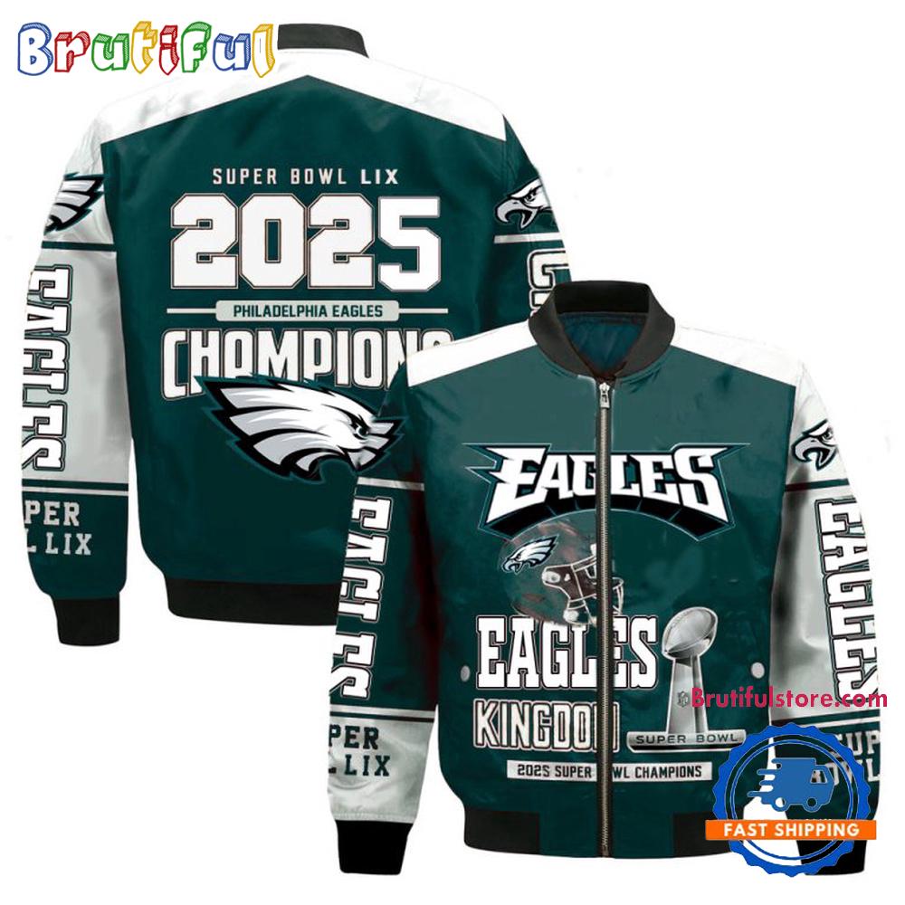Philadelphia Eagles Super Bowl 2025 Champions Bomber Jacket