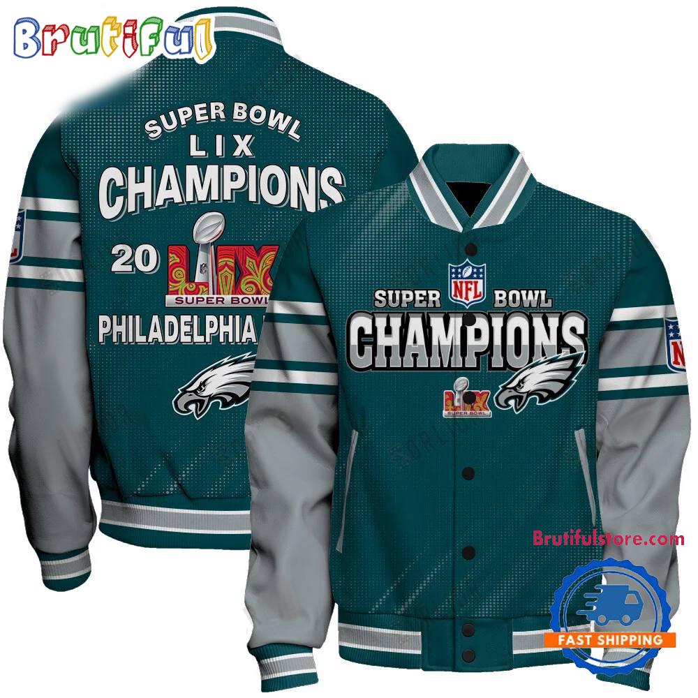 Philadelphia Eagles Super Bowl LIX 2025 Champions Team Jacket