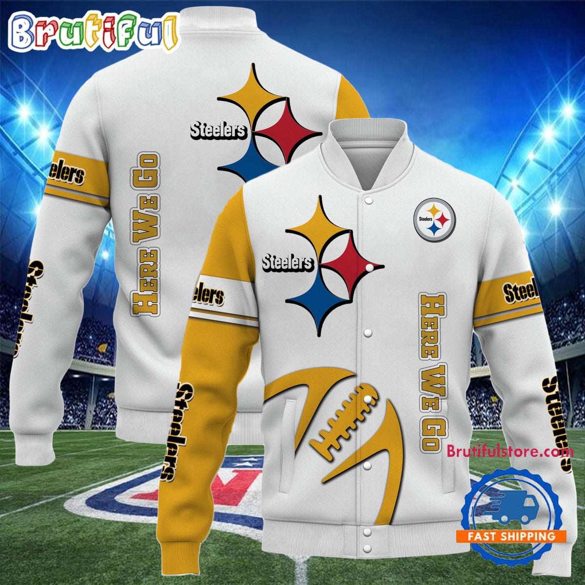 Pittsburgh Steelers 2024 NFL Team Limited Edition New Design Baseball Jacket