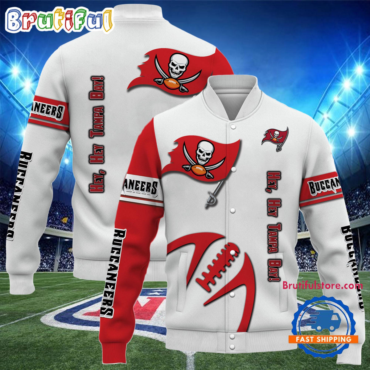 Tampa Bay Buccaneers 2024 NFL Team Limited Edition New Design Baseball Jacket