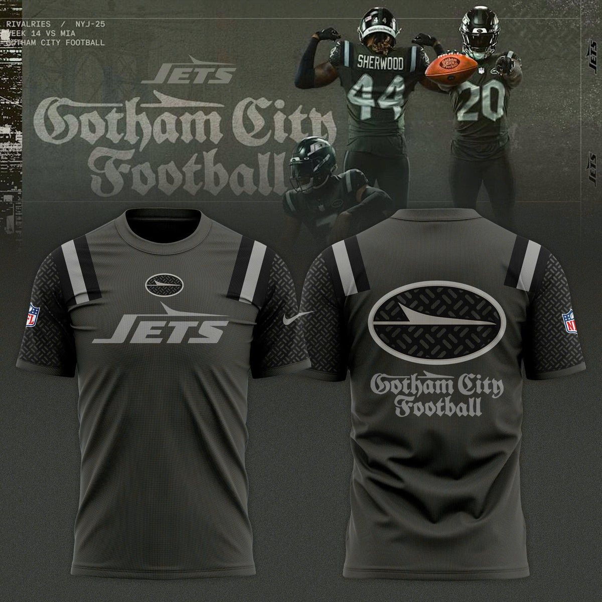 New York Jets 2025 Rivalries Uniform Special Edition T-shirt