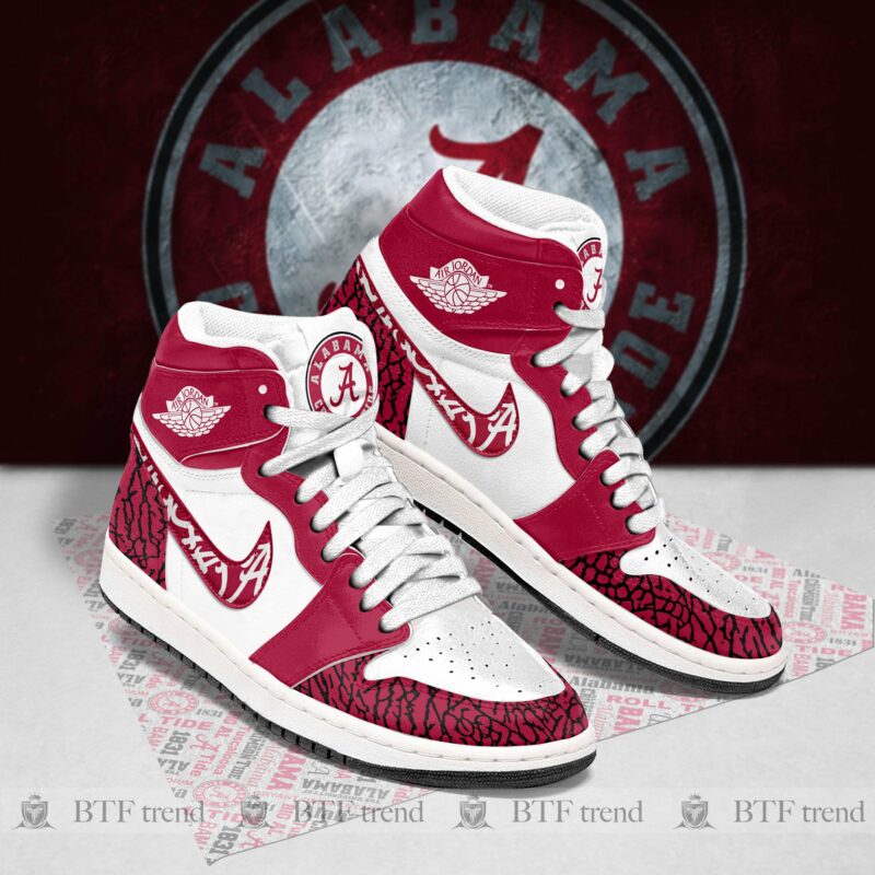 Alabama Crimson Tide AJ1 Shoes