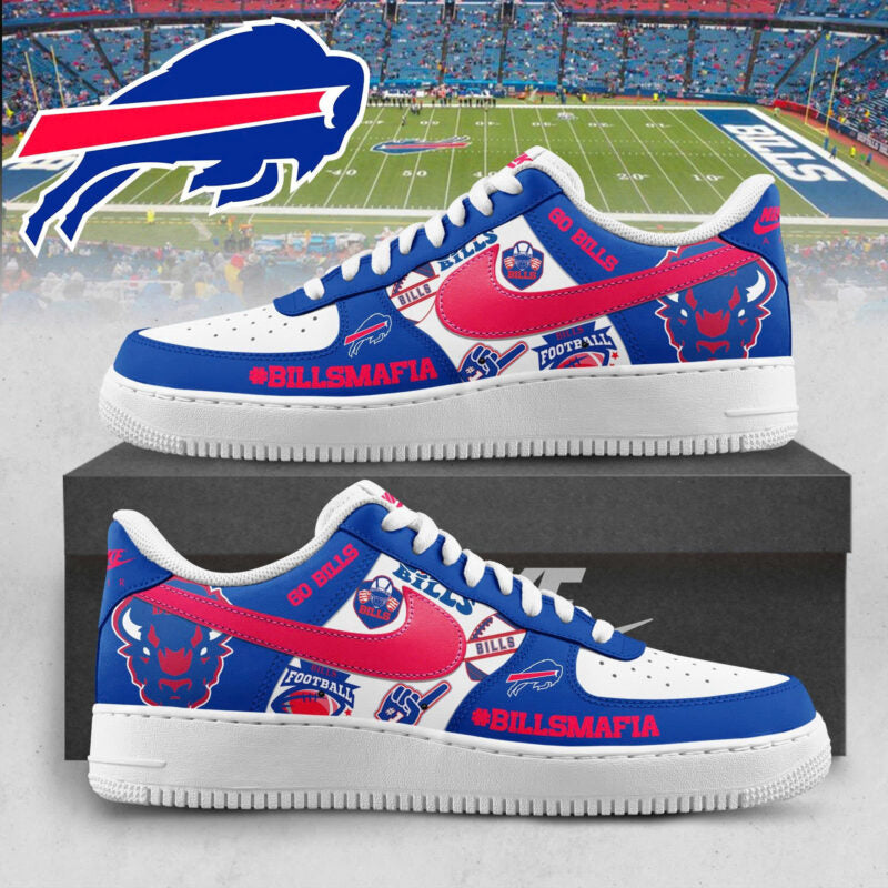 _ Buffalo Bills Special Edition AF1 Sneakers