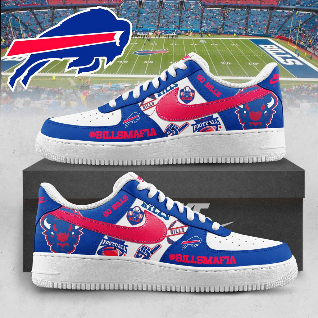 _ Buffalo Bills Special Edition AF1 Sneakers