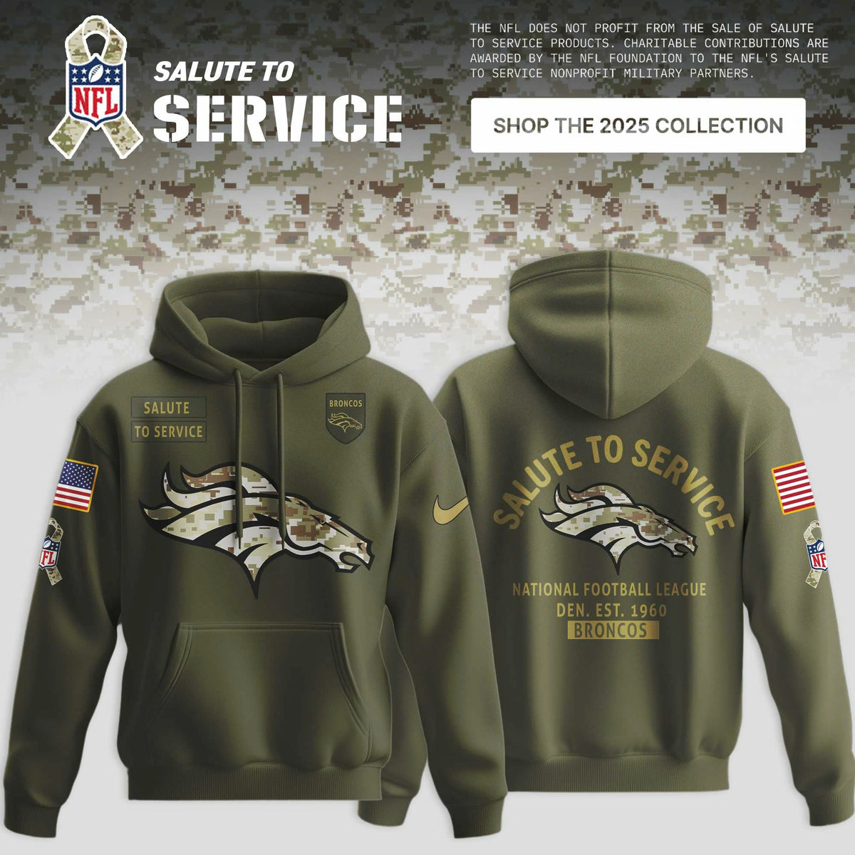 _Denver Broncos 2025 NFL Salute to Service Limited Hoodie