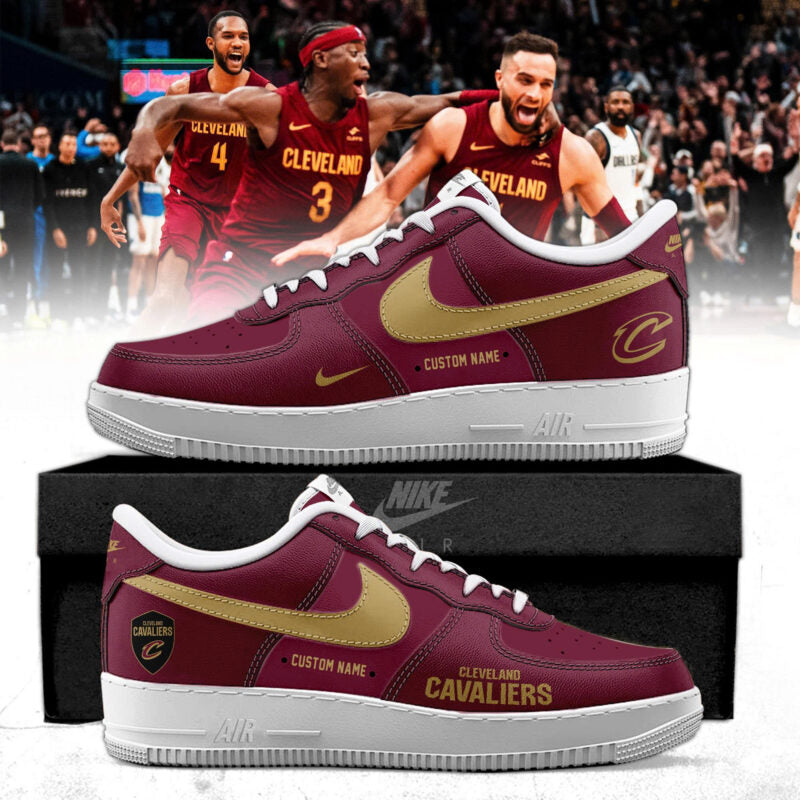 _Cleveland Cavaliers Special Edition AF1 Sneakers