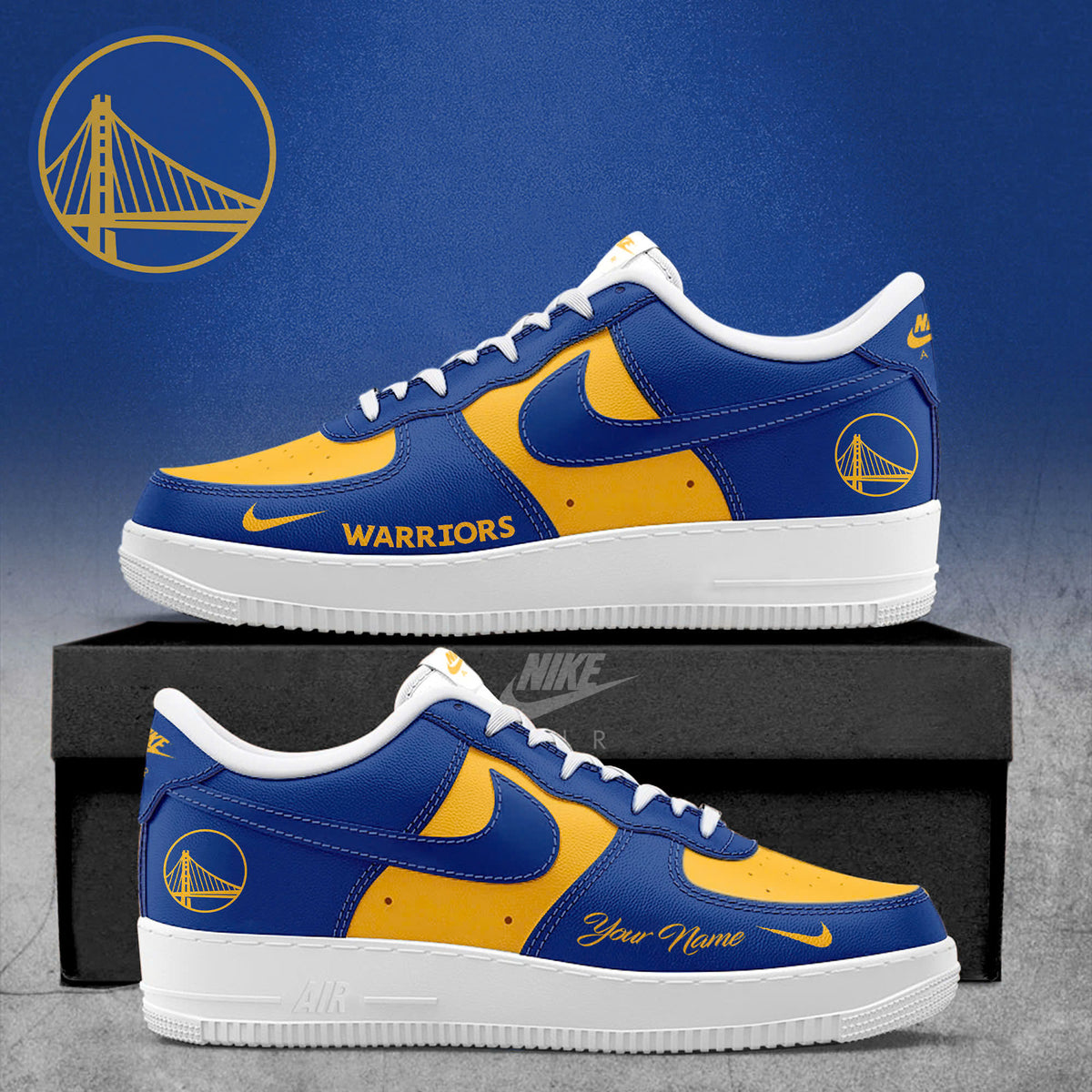 Golden State Warriors 2025 AF1 Sneakers