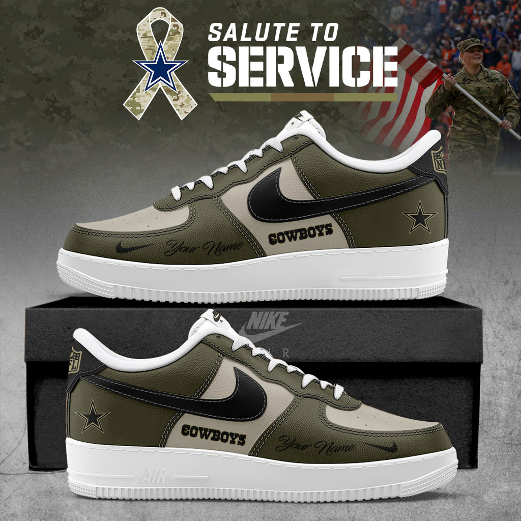 _ Dallas Cowboys 2025 Salute to Service Special Edition Custom AF1 Sneaker