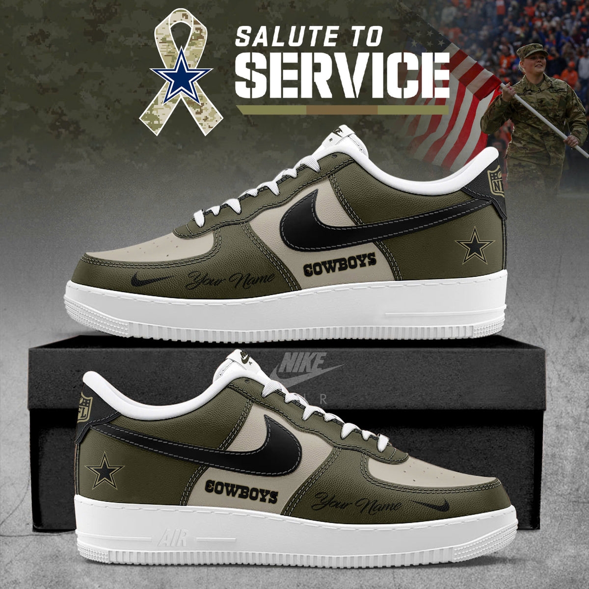 _ Dallas Cowboys 2025 Salute to Service Special Edition Custom AF1 Sneaker