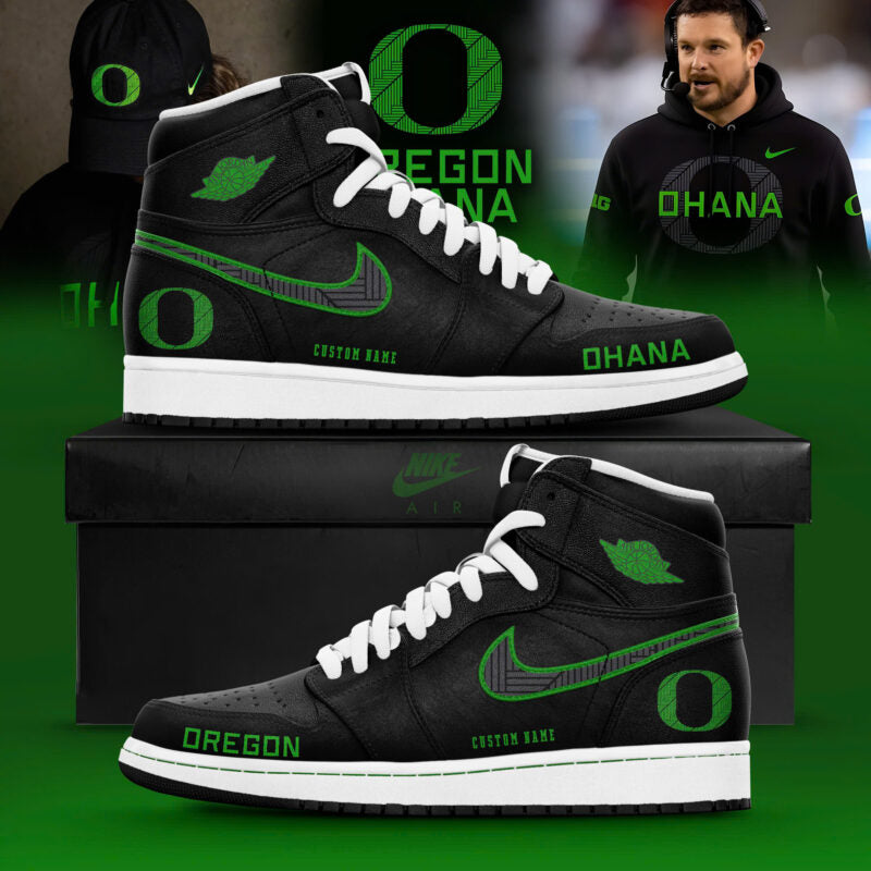 _Oregon Ducks x Ohana Limited Edition Custom AJ1 Sneaker