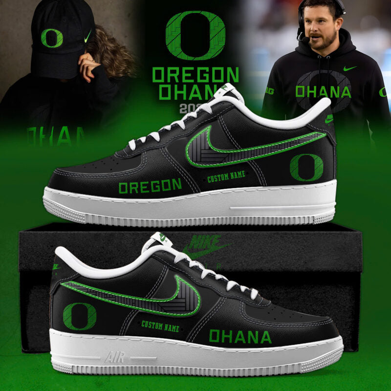 _Oregon Ducks x Ohana Limited Edition Special AF1 Sneakers
