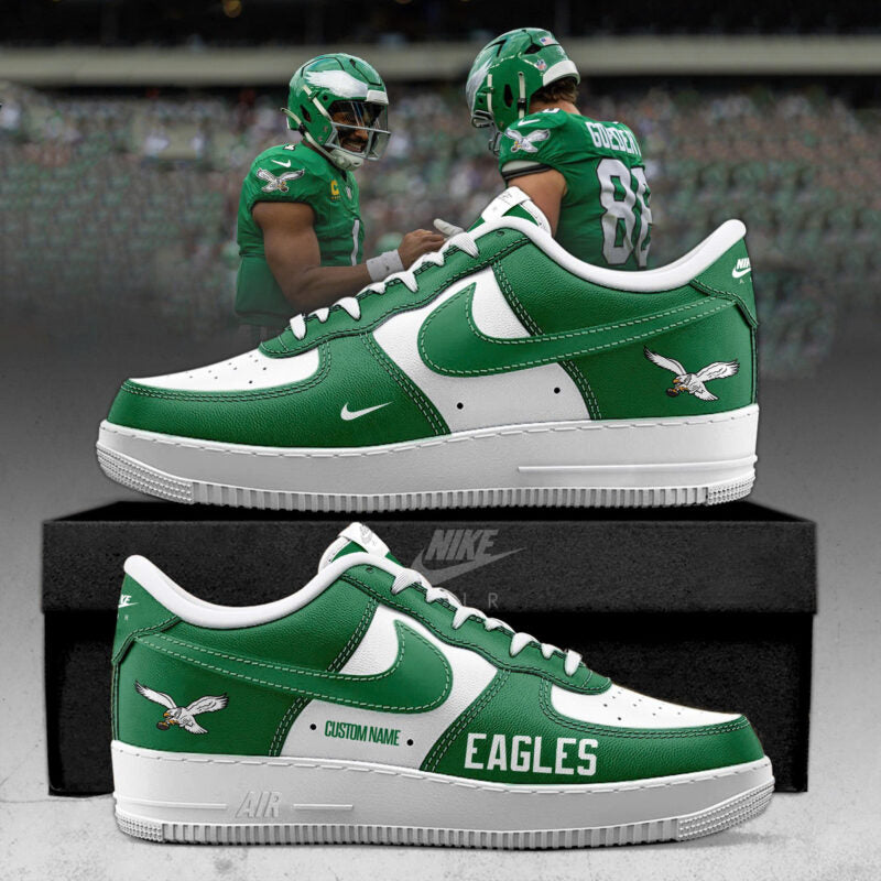 _ Philadelphia Eagles " Kelly Green " 2025 Special Edition AF1 Sneakers