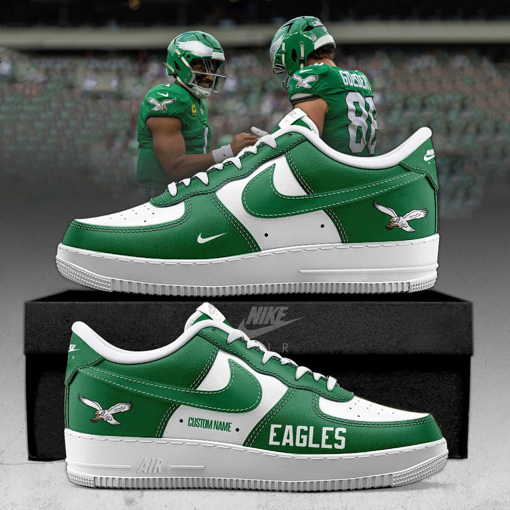 _ Philadelphia Eagles " Kelly Green " 2025 Special Edition AF1 Sneakers