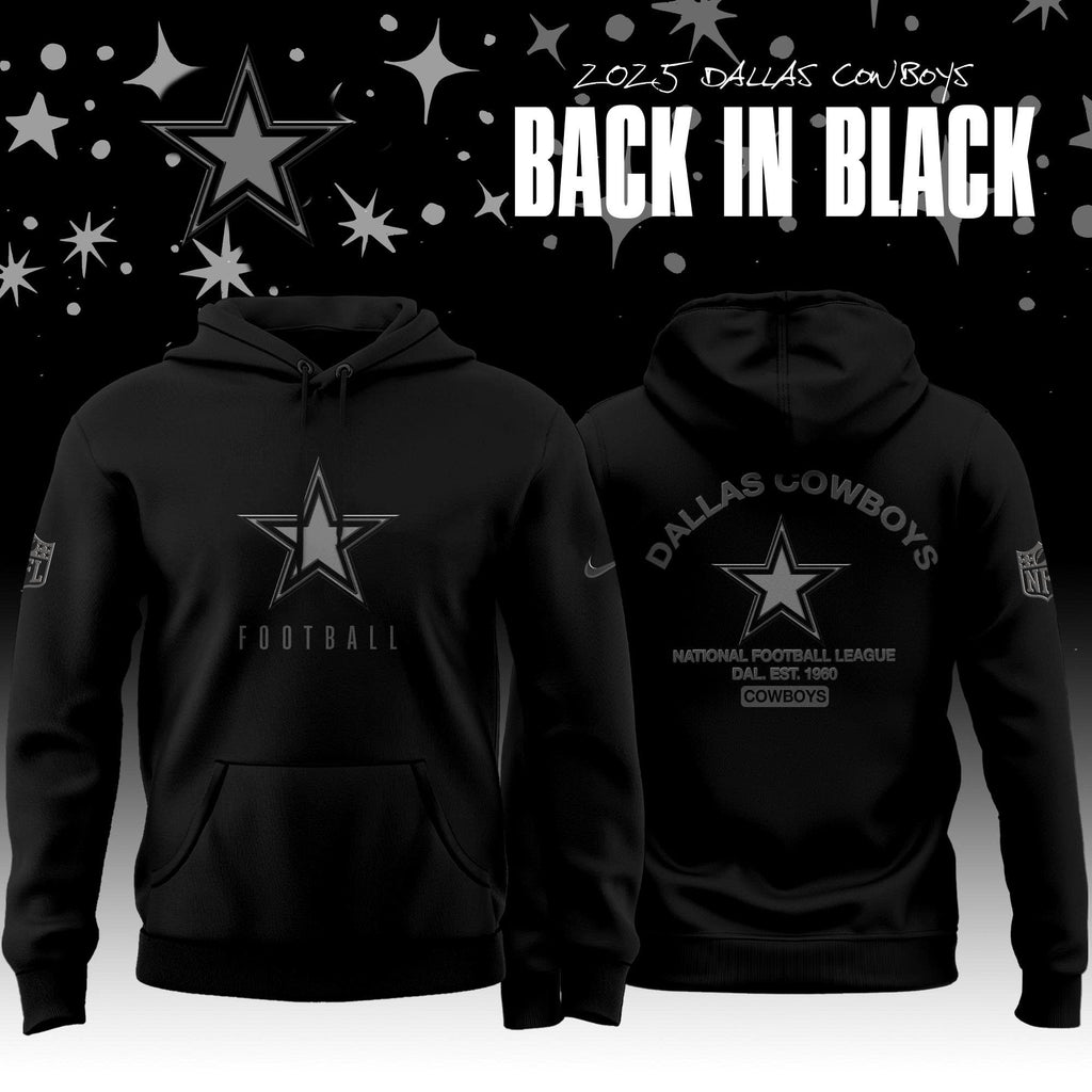 _ Dallas Cowboys x Back In Black Special Edition Hoodie 2025