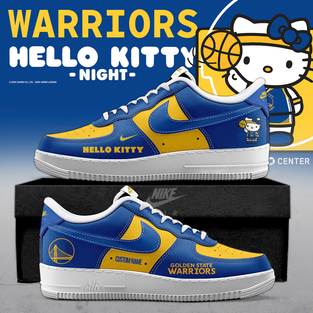 _ Golden State Warriors x Hello Kitty Night 2026 Special Edition AF1 Sneakers