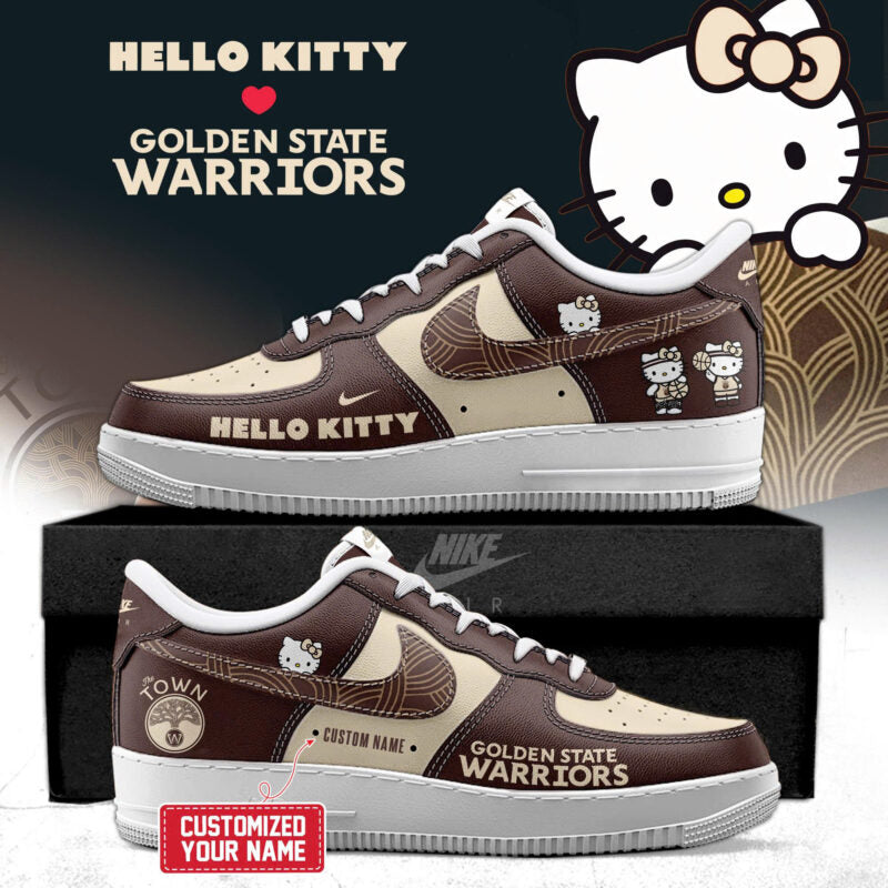 _ Golden State Warriors x Hello Kitty Night 2026 Special Edition AF1 Sneakers