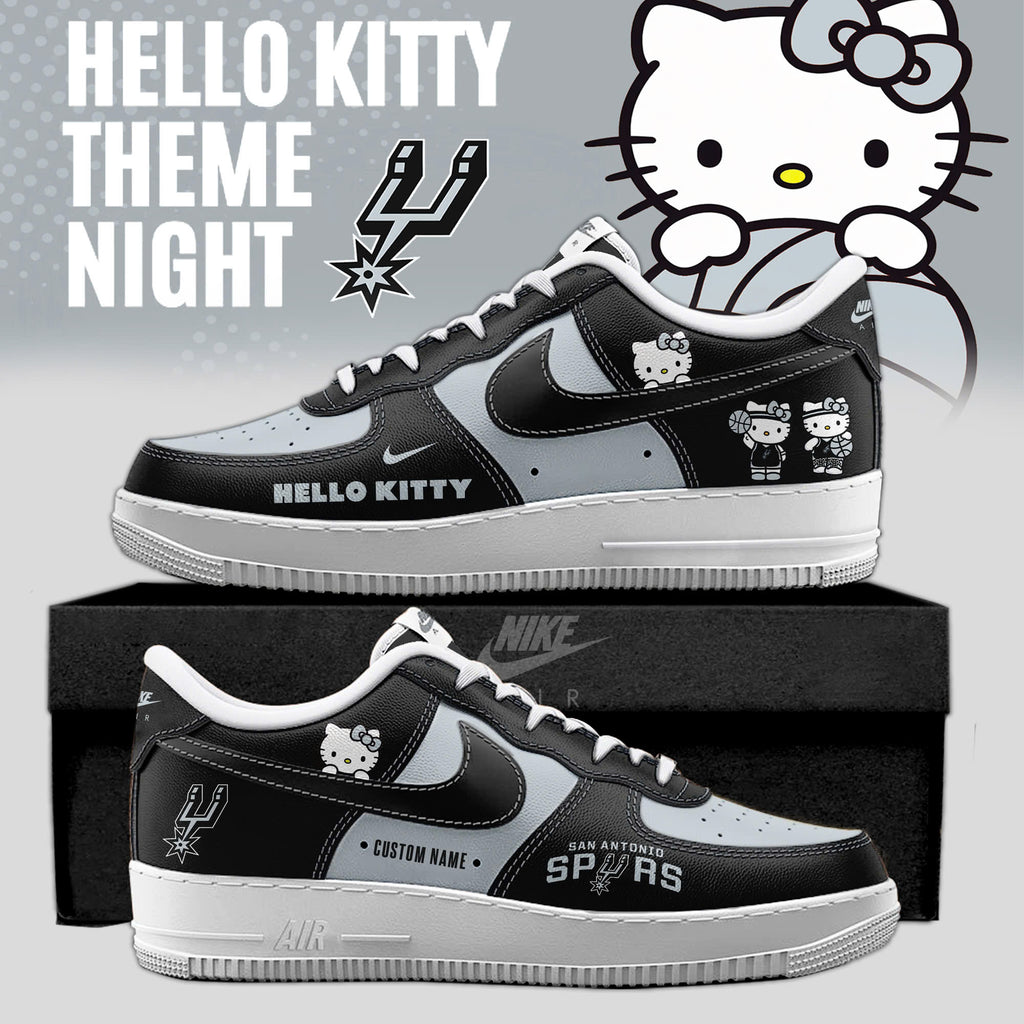 _ San Antonio Spurs x Hello Kitty Night 2026 Special Edition AF1 Sneakers