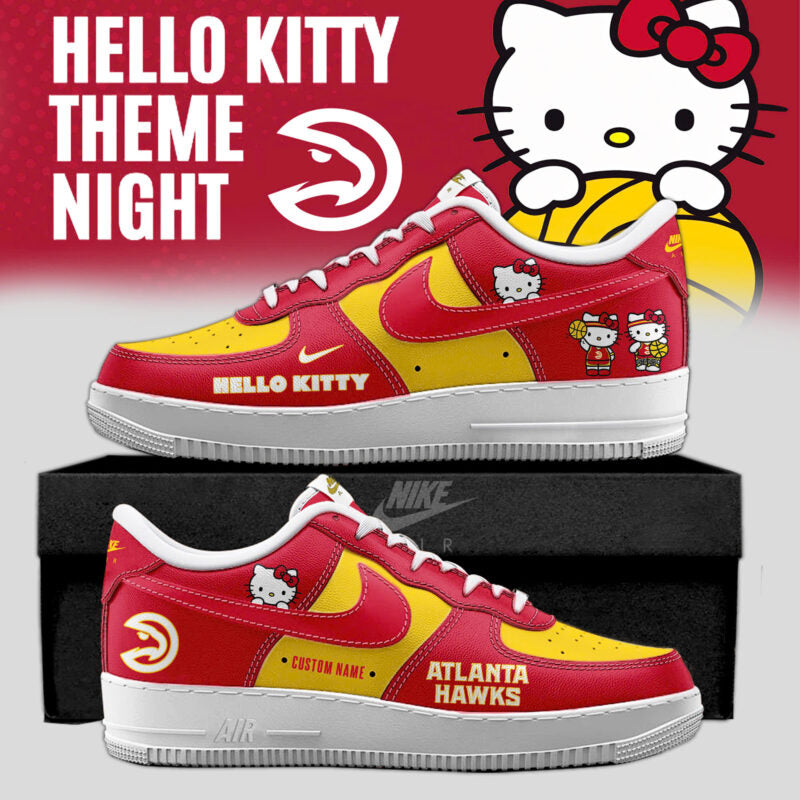 Atlanta Hawks x Hello Kitty Night 2026 Special Edition AF1 Sneakers